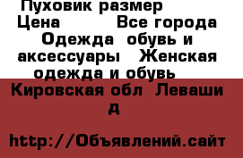 Пуховик размер 42-44 › Цена ­ 750 - Все города Одежда, обувь и аксессуары » Женская одежда и обувь   . Кировская обл.,Леваши д.